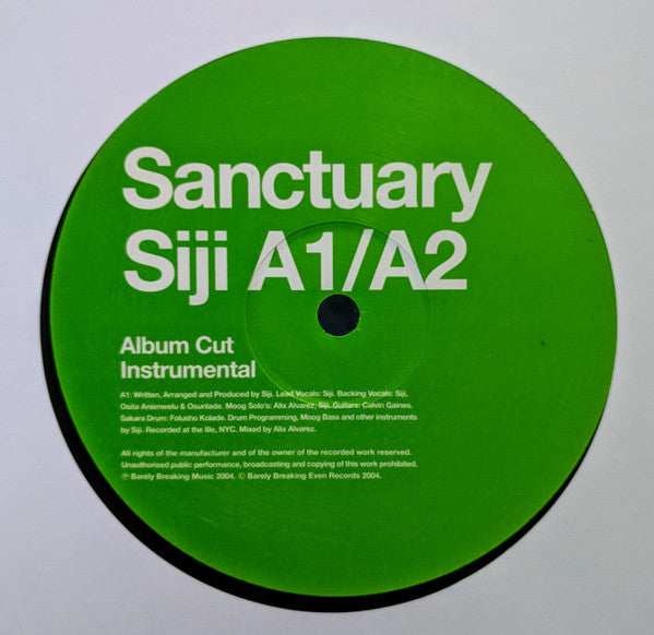 Siji : Sanctuary (12")
