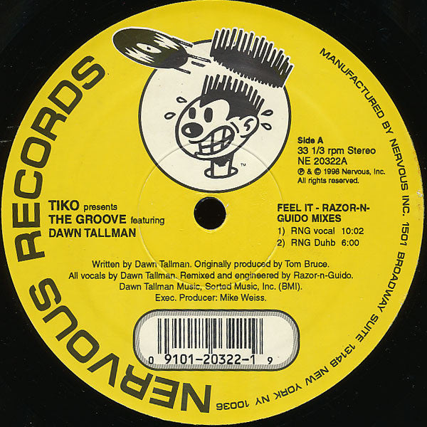 Tiko Presents The Groove (4) Featuring Dawn Tallman : Feel It (12")