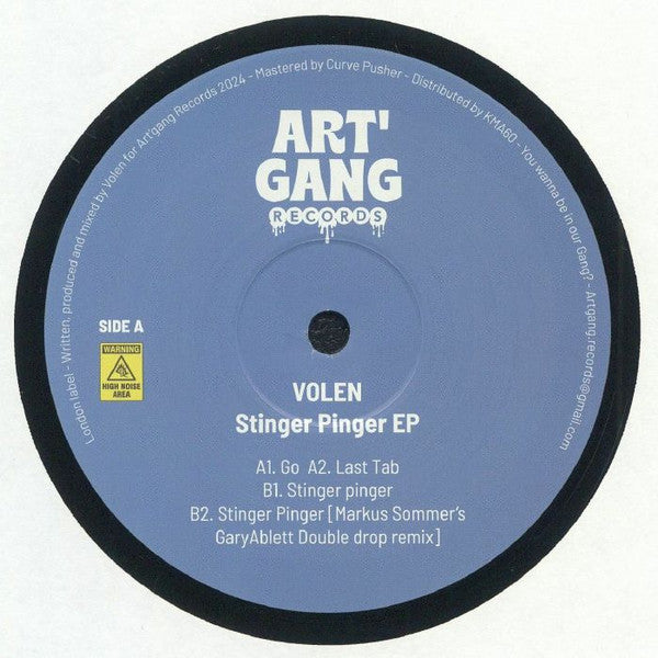 Volen : Stinger Pinger EP (12", EP)