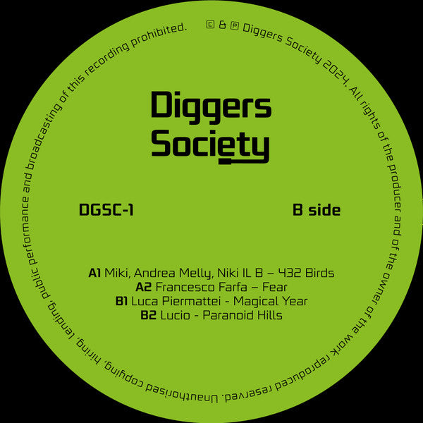 Various : Diggers Society vol. 1 (12")