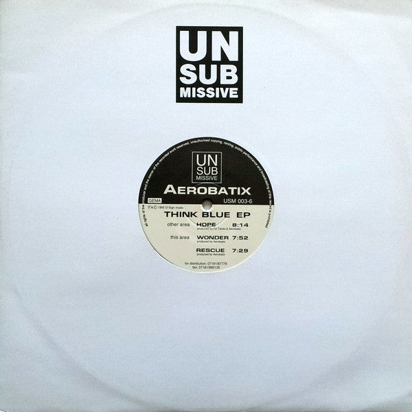 Aerobatix : Think Blue EP (12", EP)
