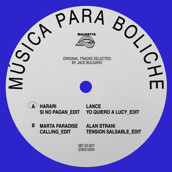 Various : Musica Para Boliche (12", Ltd)