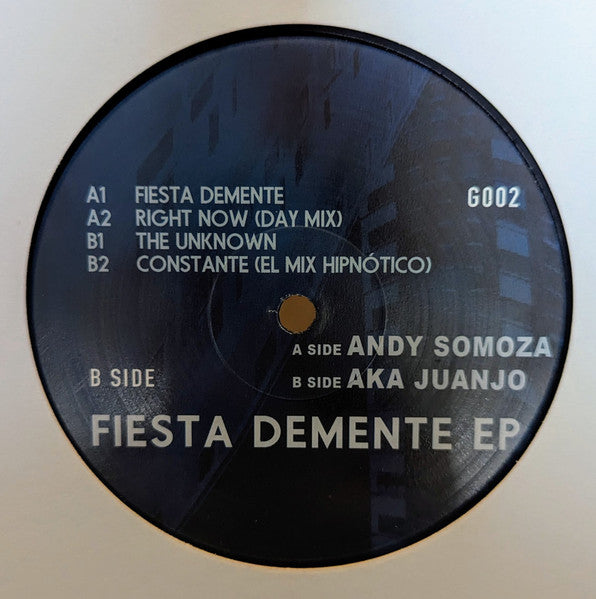 Andy Somoza, Aka Juanjo : Fiesta Demente EP (12", EP)