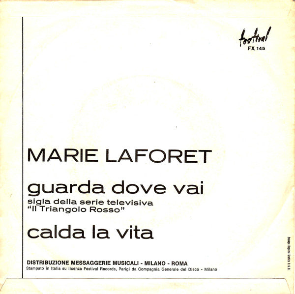Marie Laforêt : Guarda Dove Vai (7")