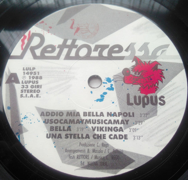 Rettore : Rettoressa (LP)