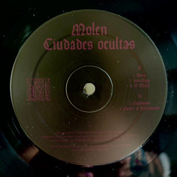 Molen : Ciudades Ocultas (12", EP)