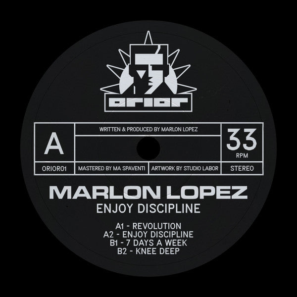 Marlon Lopez Holden : Enjoy Discipline (12", EP, S/Edition)