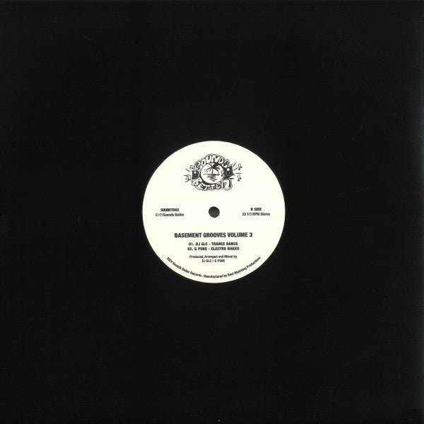 Pop Panic, Aut Zebel, Dj GLC, G Punx : Basement Grooves Vol. 3 (12", EP)