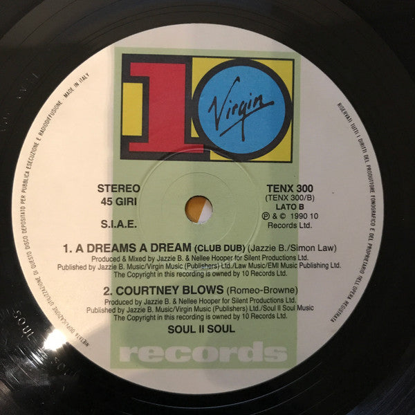 Soul II Soul : A Dreams A Dream (12")