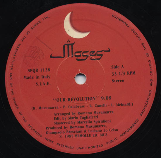 Moses (2) : Our Revolution / We Just (12")