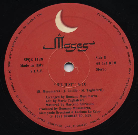 Moses (2) : Our Revolution / We Just (12")