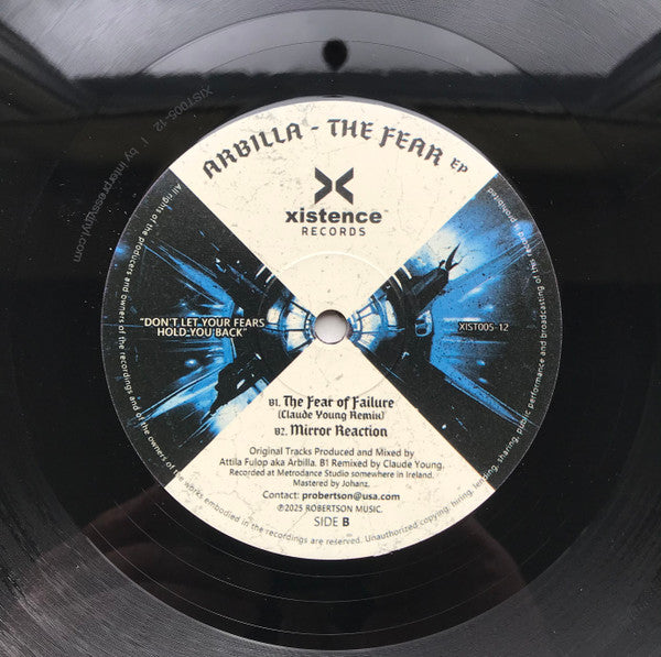 Arbilla : The Fear EP (12", EP)