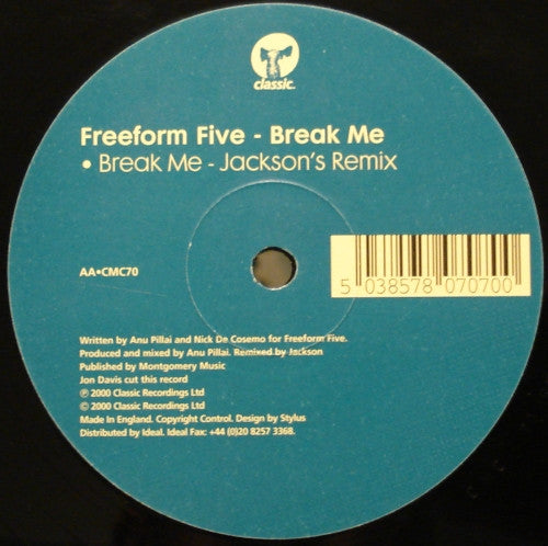 Freeform Five : Break Me (Remixes) (12")