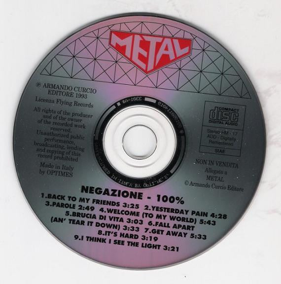 Negazione : 100% (CD, Album, RE, RM)