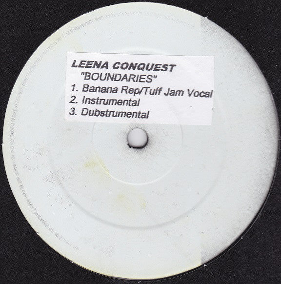Leena Conquest : Boundaries (Tuff Jam Remix) (12", W/Lbl)