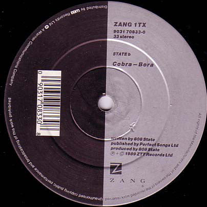 808 State : Pacific – 909 (Mellow Birds Mega Edit) + Bonus Bird Beats / Cobra Bora (12", Single, Ltd)