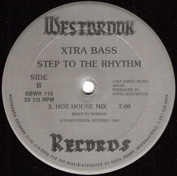 Xtra Bass : Step To The Rhythm (12")