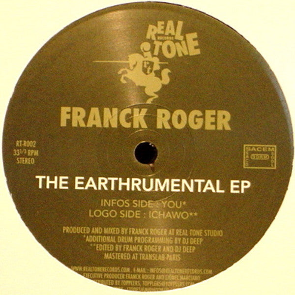 Franck Roger : The Earthrumental EP (12", EP)