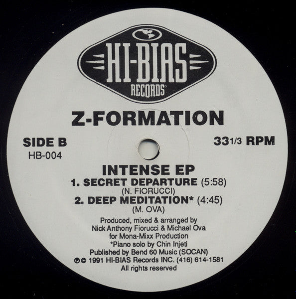 Z-Formation : Intense EP (12", EP)