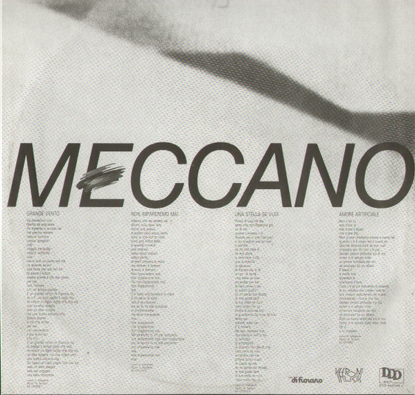 Meccano (3) : Le Ragazze Come Me (LP, Album)