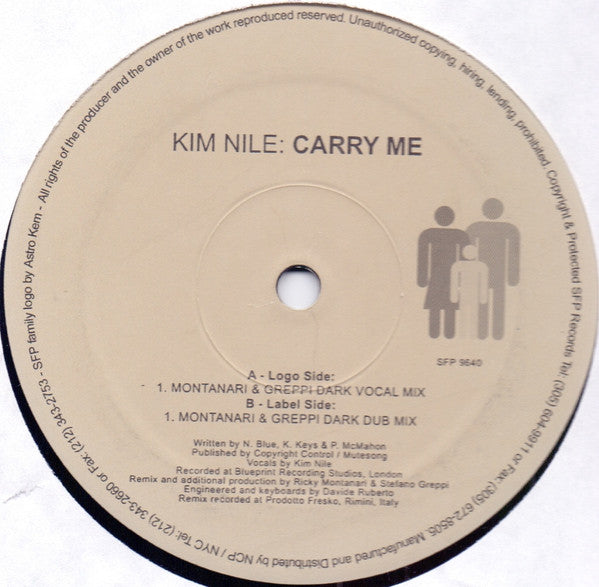 Kim Nile : Carry Me (12")