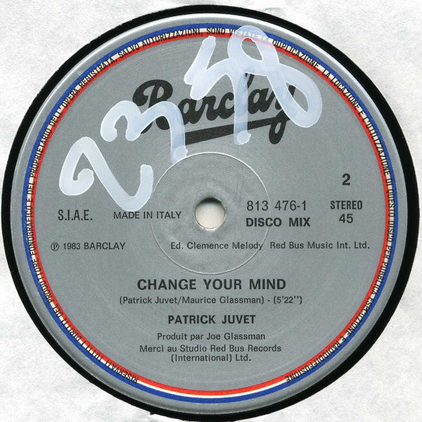 Patrick Juvet : Getting To The Heart Of Me (Disco Mix) (12", Maxi)