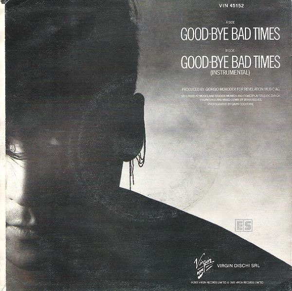 Philip Oakey & Giorgio Moroder : Good-Bye Bad Times (7", Single)