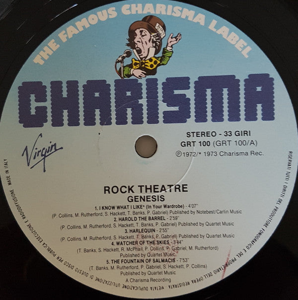Genesis : Rock Theatre (LP, Comp, RE)