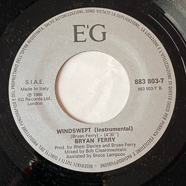 Bryan Ferry : ...Is Your Love Strong Enough (7", Single)