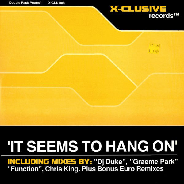 K.W.S. : It Seems To Hang On (2x12", Single, Promo)