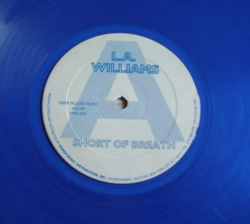 L.A. Williams : Short Of Breath (12", Blu)