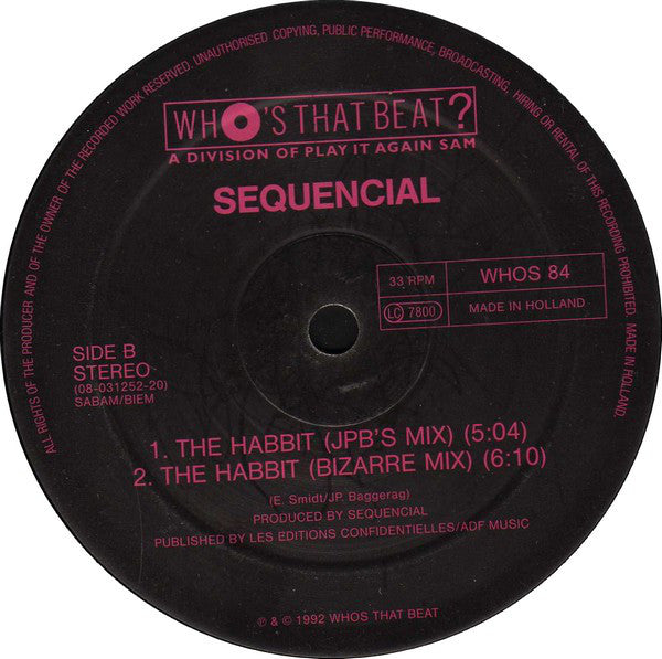 Sequencial : Big Boom! (12")