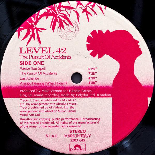 Level 42 : The Pursuit Of Accidents (LP, Album)