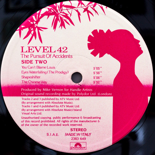 Level 42 : The Pursuit Of Accidents (LP, Album)