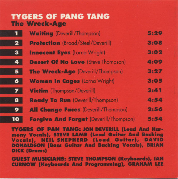 Tygers Of Pan Tang : The Wreck-Age (CD, Album, RE)