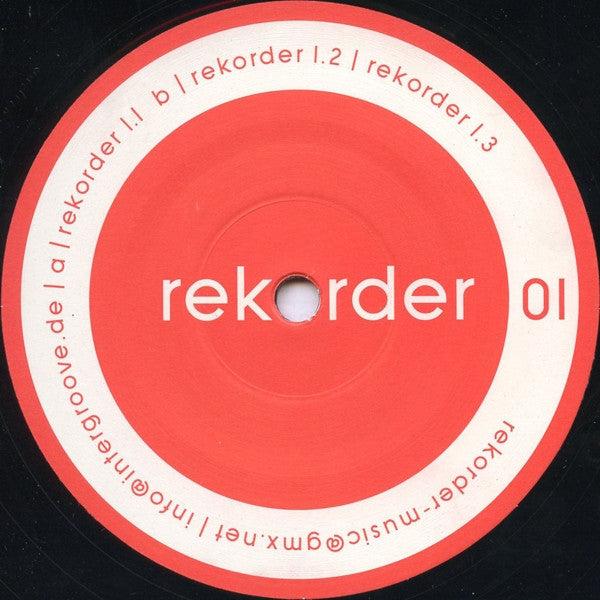 Rekorder : Rekorder 01 (12")