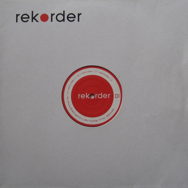 Rekorder : Rekorder 01 (12")