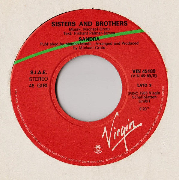 Sandra : Little Girl (7")