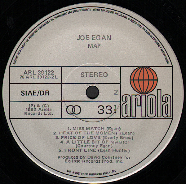 Joe Egan : Map (LP, Album)