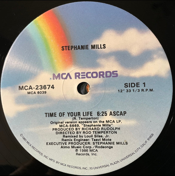 Stephanie Mills : Time Of Your Life (12" Inch Version) (12")