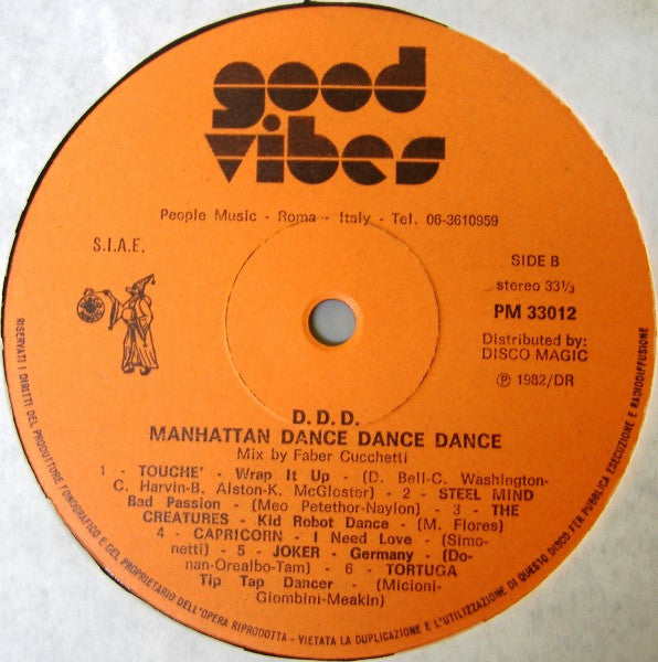 Various : D.D.D. Manhattan Dance Dance Dance (LP, Ltd, Mixed)