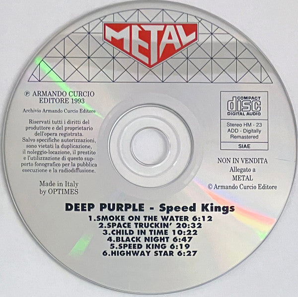 Deep Purple : Speed Kings (CD, Comp)