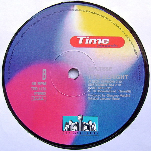 Maltese (2) : It's All Right (12")