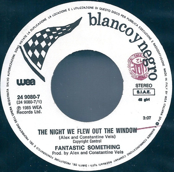 Fantastic Something : The Night We Flew Out The Window (7")
