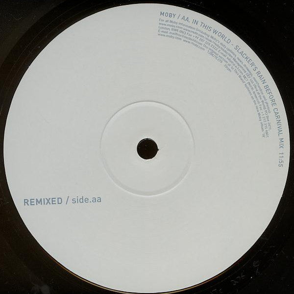 Moby : In This World (12")