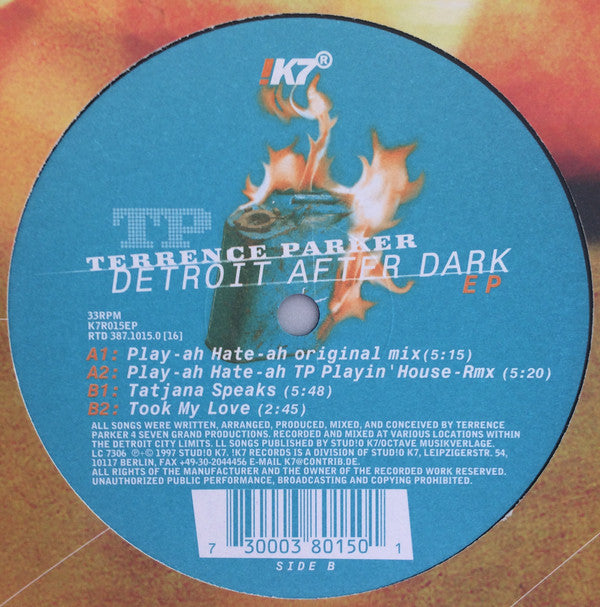 Terrence Parker : Detroit After Dark EP (12", EP)