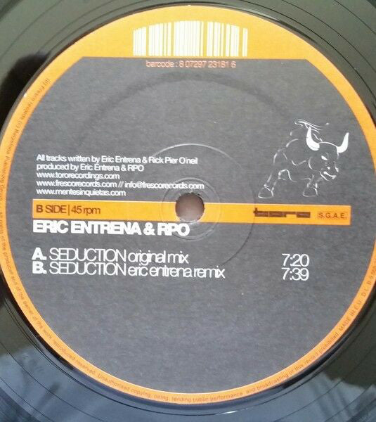 Eric Entrena & RPO* : Seduction (12")