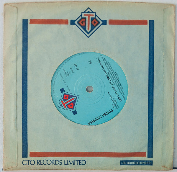 Donna Summer : I Feel Love (7", Single, Blu)