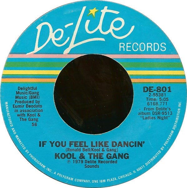 Kool & The Gang : Ladies Night / If You Feel Like Dancin' (7", Single, Styrene, 56 )