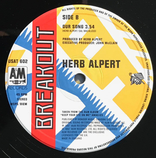 Herb Alpert : Keep Your Eye On Me (12", Single)